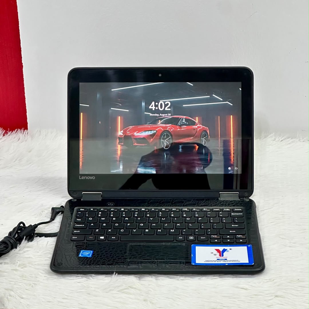 Lenovo Yoga N23 Intel (R) Celeron (R)  - N3060 CPU @ 1.60GHz  - 1.60GHz 11.6’’, 128 SSD - 4 Go Ram - Azerty