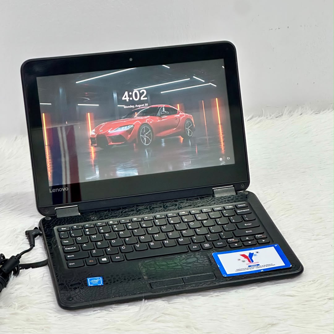 Lenovo Yoga N23 Intel (R) Celeron (R)  - N3060 CPU @ 1.60GHz  - 1.60GHz 11.6’’, 128 SSD - 4 Go Ram - Azerty