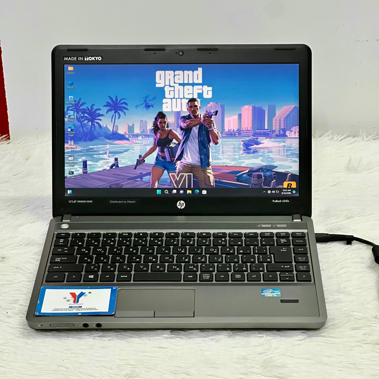 HP Probook 4340s Intel (R) Core(TM) i5  - 3210M CPU @ 2.50GHz  - 2.50GHz 13.3’’, 500 HDD - 8 Go Ram - Azerty